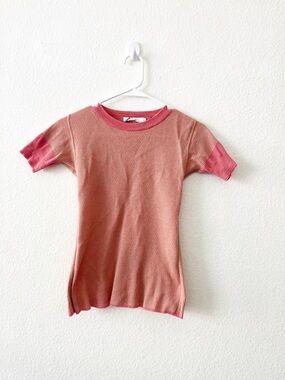 Vintage Katayone Adeli Pink Knit Top Blouse XS